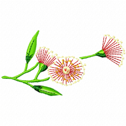 Flowers And Tree Embroidery Design 7 Flowers And Tree Embroidery Design 7